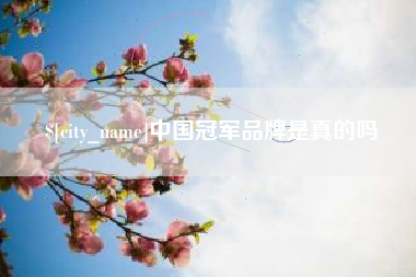 内江中国冠军品牌是真的吗