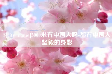 内江5000米有中国人吗-都有中国人坚毅的身影
