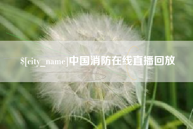 内江中国消防在线直播回放