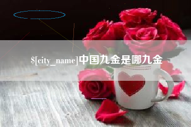 内江中国九金是哪九金