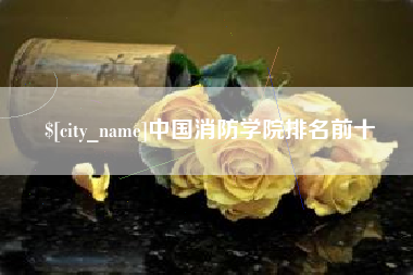 内江中国消防学院排名前十
