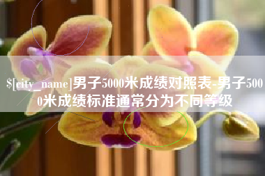 内江男子5000米成绩对照表-男子5000米成绩标准通常分为不同等级