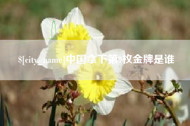 内江中国拿下第9枚金牌是谁