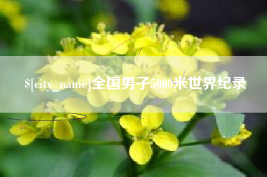 内江全国男子5000米世界纪录