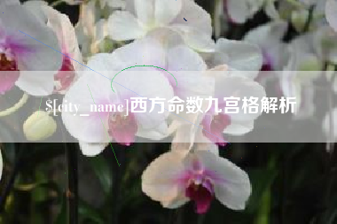 内江西方命数九宫格解析