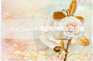 内江中国消防救援学院日常