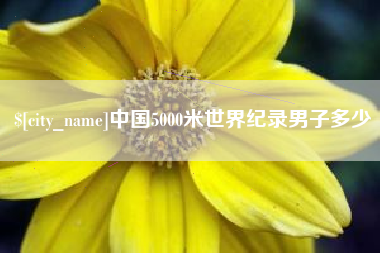 内江中国5000米世界纪录男子多少