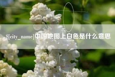 内江中国地图上白色是什么意思
