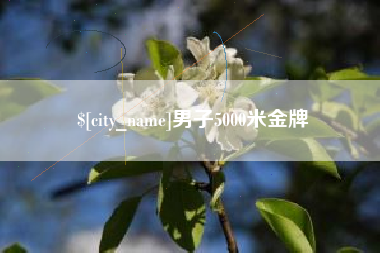 内江男子5000米金牌