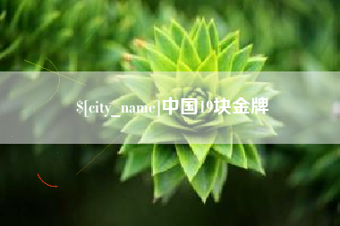 内江中国19块金牌