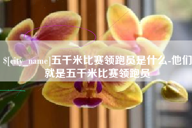 内江五千米比赛领跑员是什么-他们就是五千米比赛领跑员