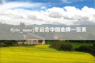 内江冬运会中国金牌一览表