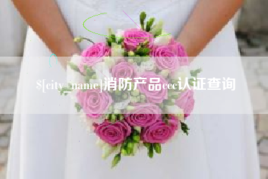 内江消防产品ccc认证查询