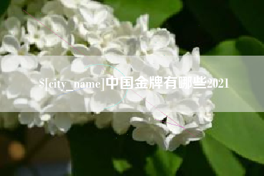 内江中国金牌有哪些2021